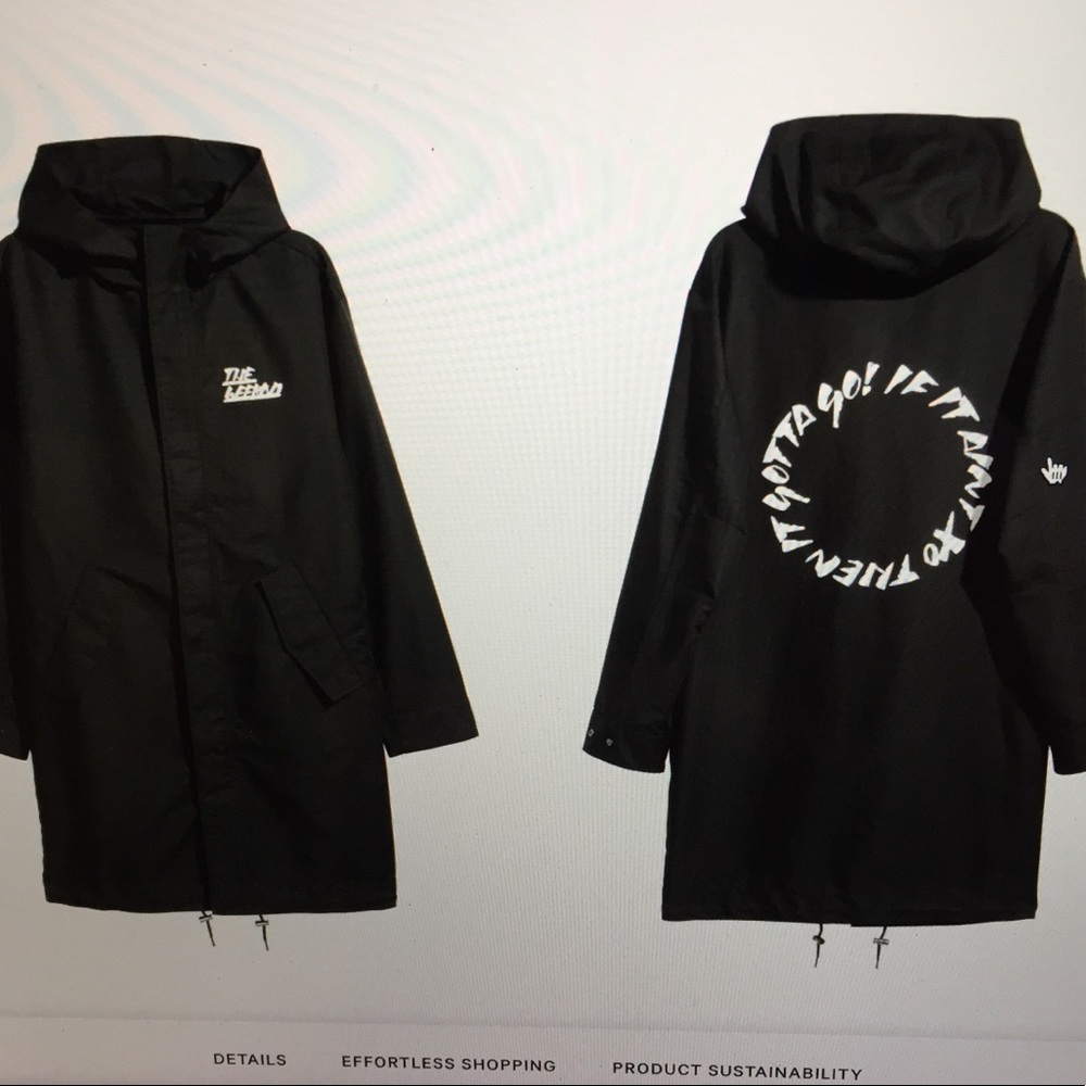 H&M collectors item - The Weeknd Black Parka